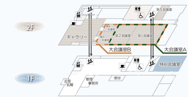 フロア案内本館
